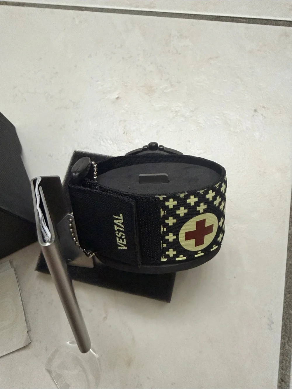 Vestal super rare Grenade Army Wristwatch - new in box need new battery